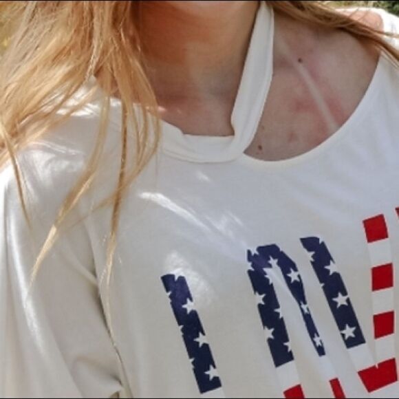 Patriotic “LOVE” Graphic Tee - Picture 10 of 14